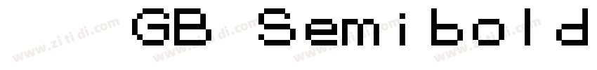 械黑 GB Semibold字体转换
